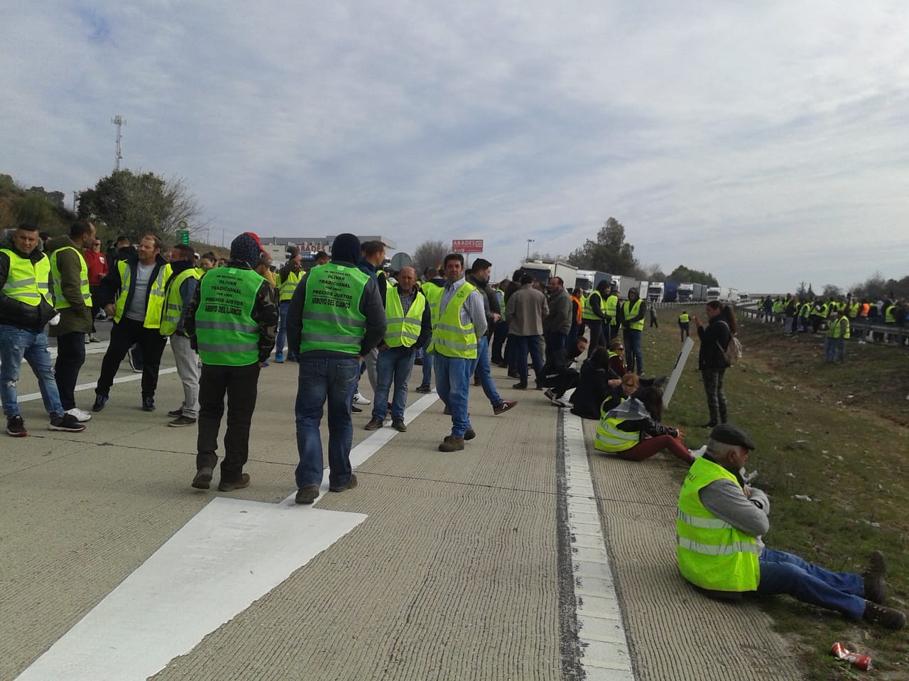 Ya hay siete kilómetros de retenciones en cada sentido desde el km 264, entre Santa Elena y La Carolina; la Guardia Civil interviene en la zona