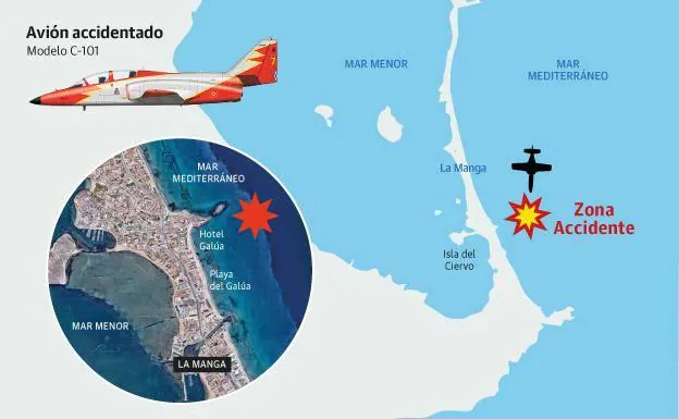 Fallece el comandante granadino Eduardo Fermín Garvalena en un accidente aéreo en el Mar Menor