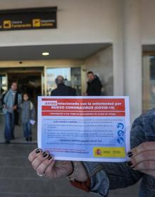 Imagen secundaria 2 - Coronavirus | Normalidad en el aeropuerto de Granada en la recepción de viajeros desde Milán