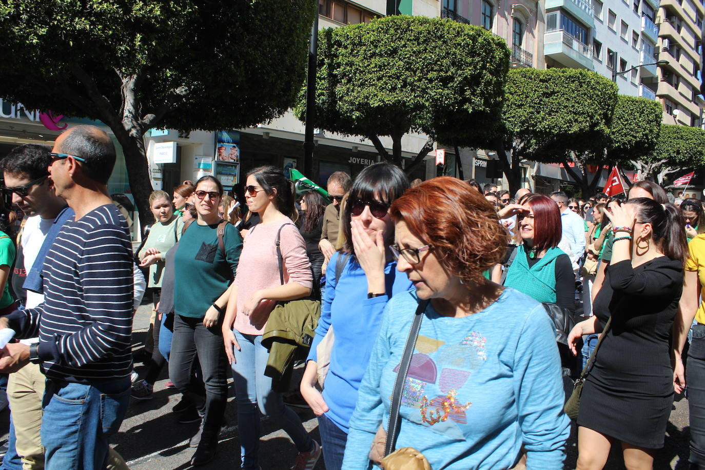Un millar de manifestantes se han echado a la calle contra el decreto de escolarización. 