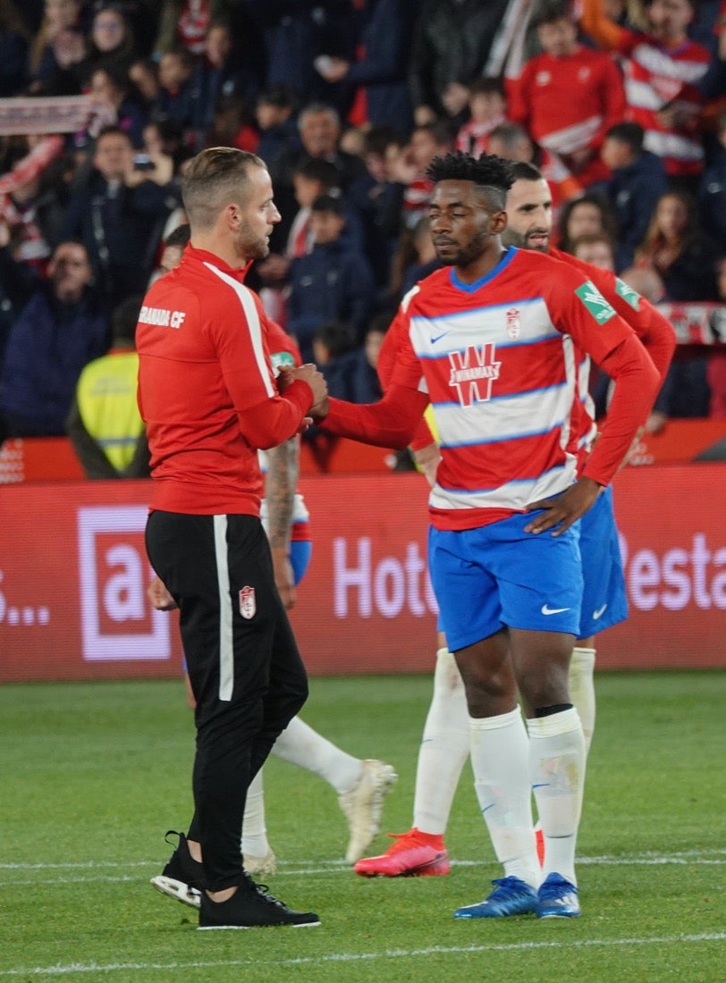 Las mejores imágenes de los momentos más destacados del duelo copero en Los Cármenes