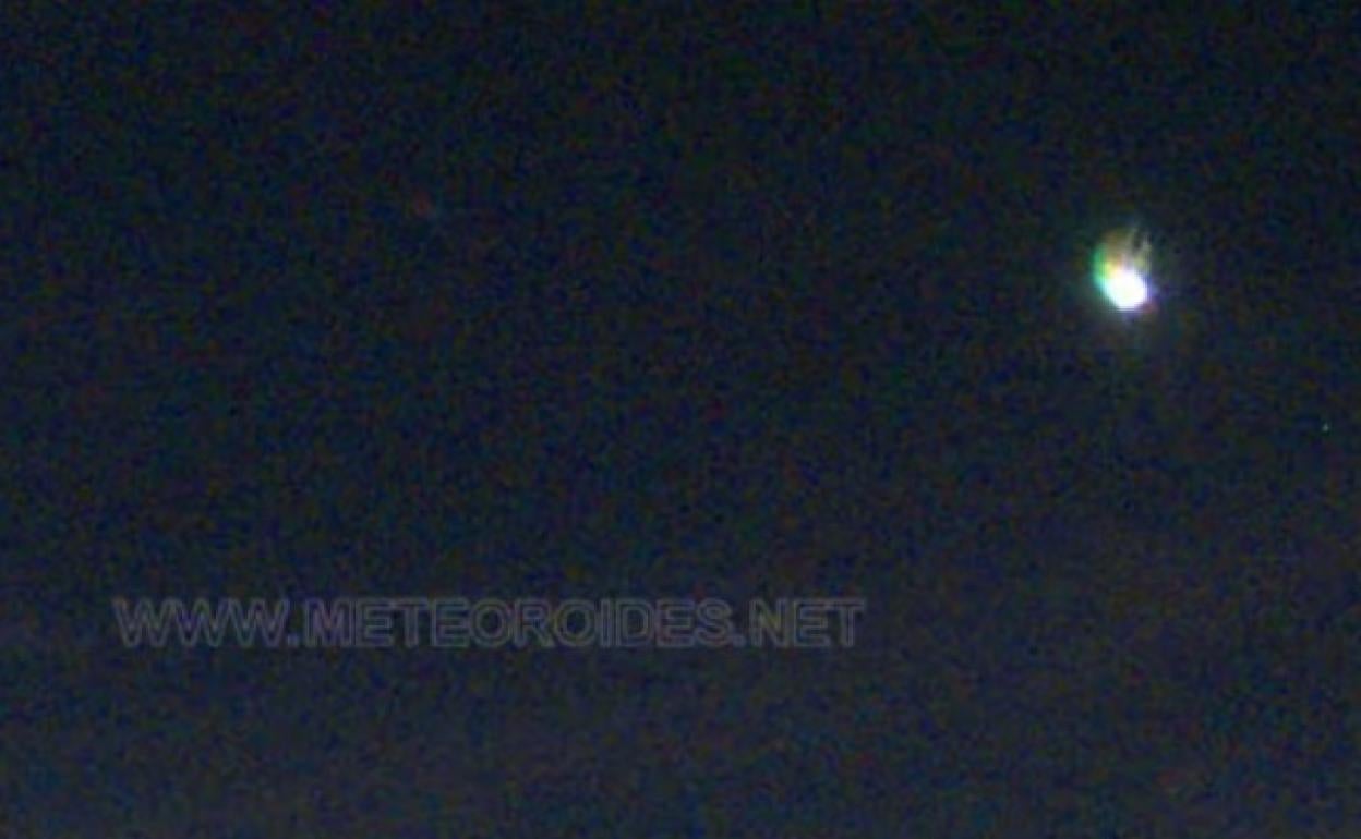 Bola de fuego sobre España. 