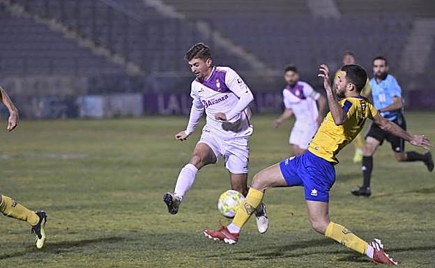 Real Jaén en el encuentro frente al Huetor Tajar. 