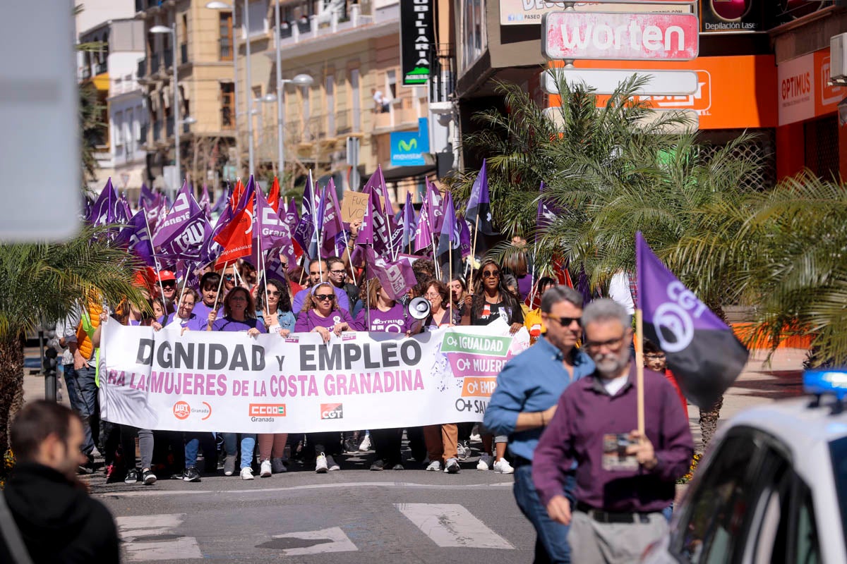 La ciudad costera también se ha echado a la calle este 8-M
