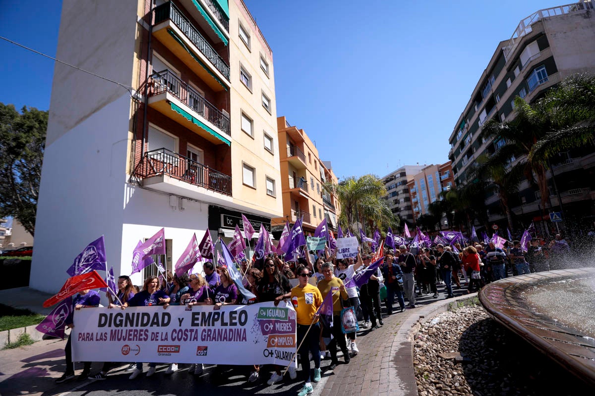 La ciudad costera también se ha echado a la calle este 8-M
