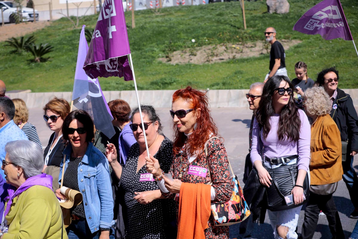 La ciudad costera también se ha echado a la calle este 8-M