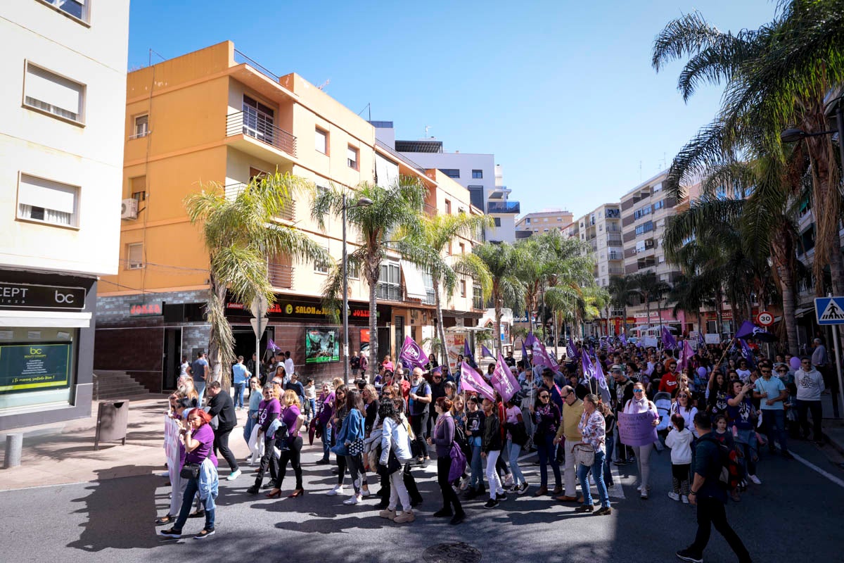 La ciudad costera también se ha echado a la calle este 8-M