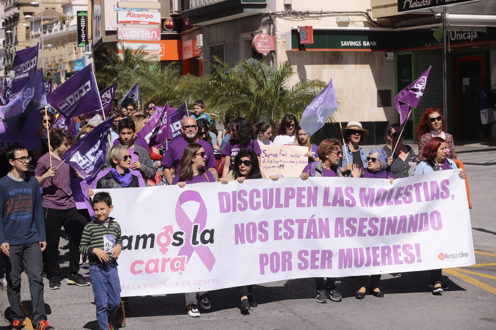 La ciudad costera también se ha echado a la calle este 8-M