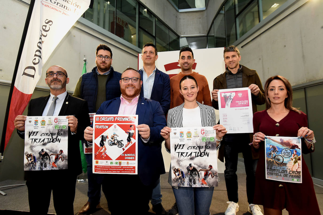 Acto de presentación del Circuito Provincial de triatlón. 