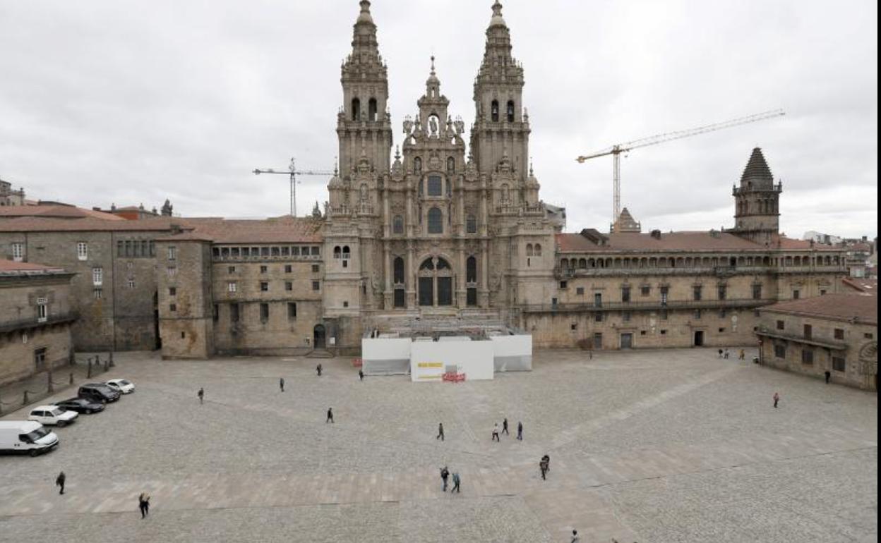 Santiago de Compostela se resiente por la caída del turismo 