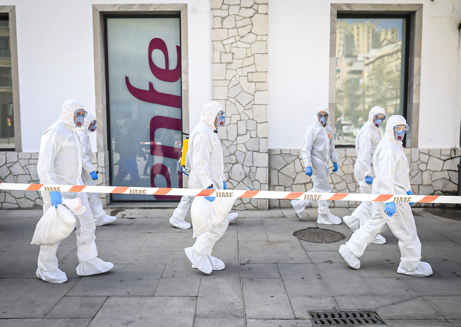 La Unidad Militar de Emergencias ha llegado a la capital este martes con un amplio contingente