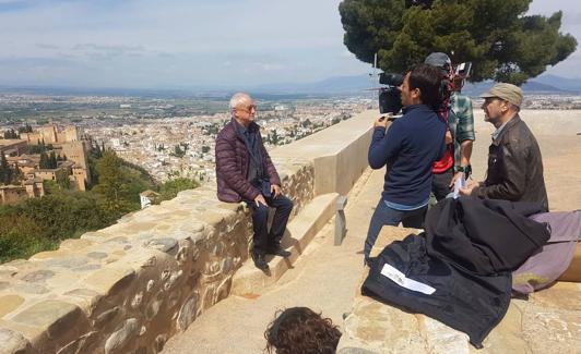 Rodaje con el arquitecto Pedro Salmerón. 