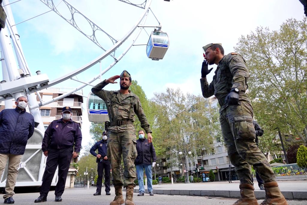 Los legionarios recorrerán la capital hoy para informar sobre la obligatoriedad de cumplir la normativa y vigilar las infraestructuras