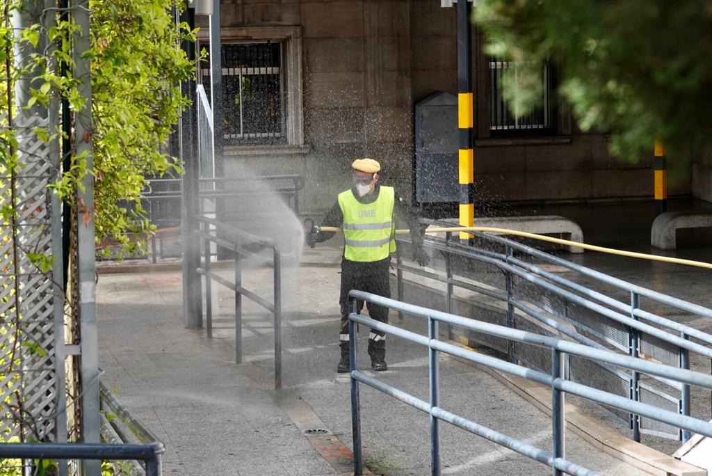 Los legionarios recorrerán la capital hoy para informar sobre la obligatoriedad de cumplir la normativa y vigilar las infraestructuras