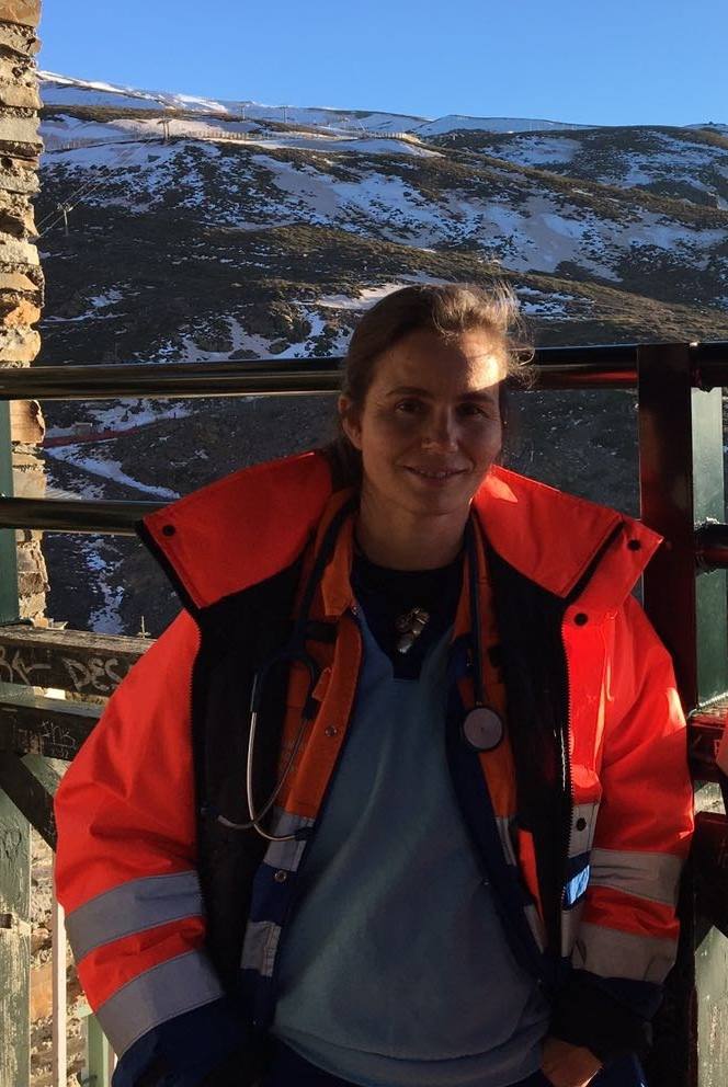 Eva Gutiérrez, médico granadina, con coronavirus.