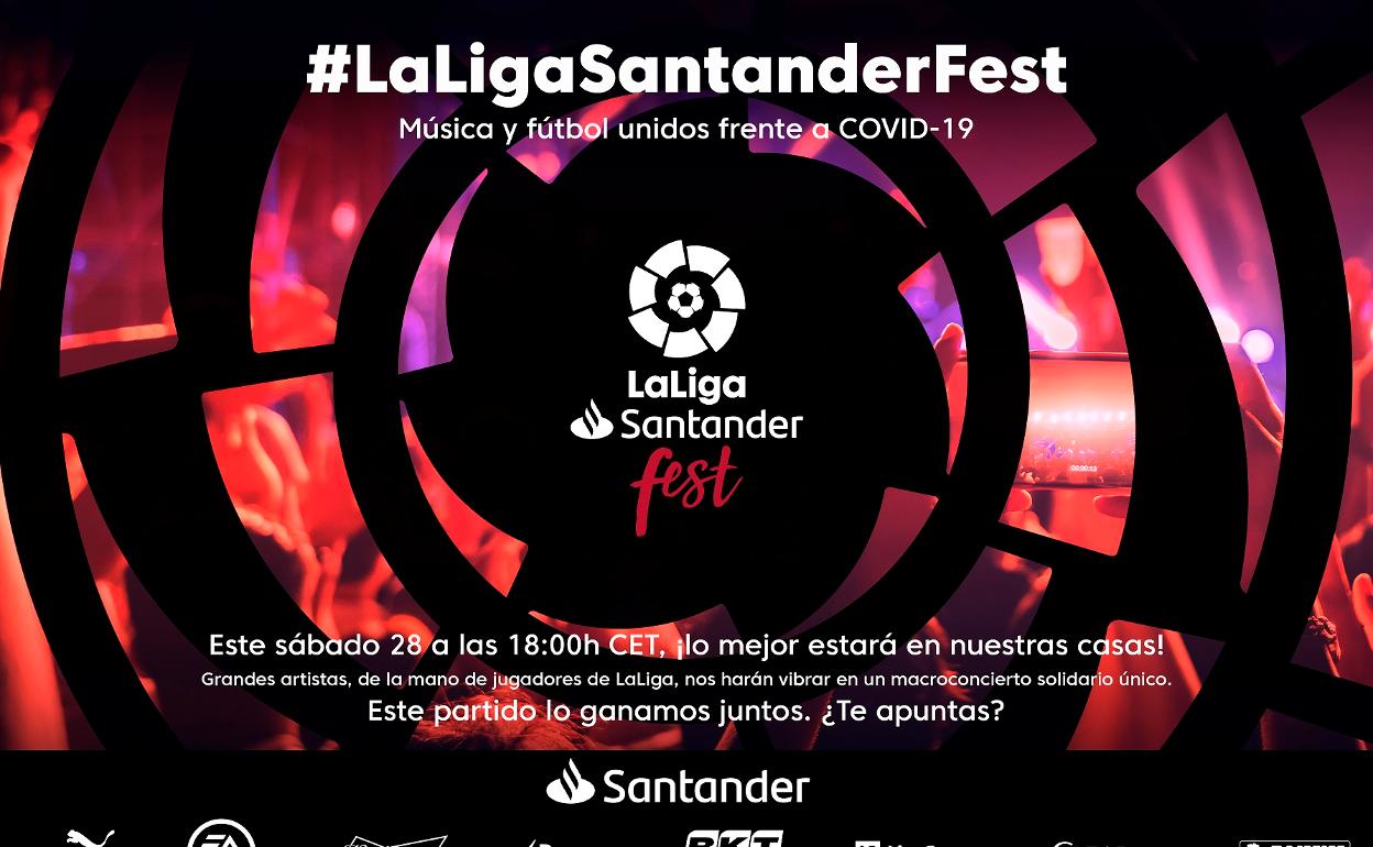 LaLiga organiza un festival benéfico con artistas internacionales