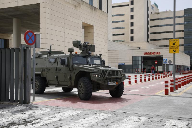 Siguen las imágenes de calles desiertas en la capital en pleno estado de alarma