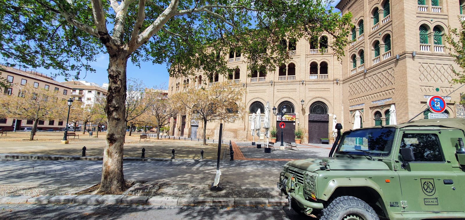 Siguen las imágenes de calles desiertas en la capital en pleno estado de alarma