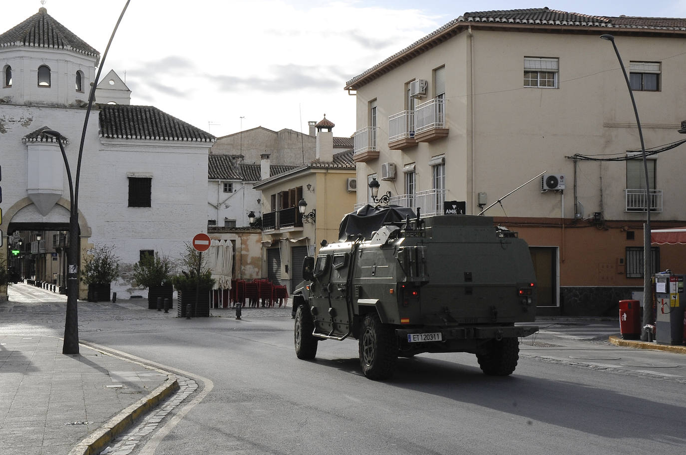 Siguen las imágenes de calles desiertas en la capital en pleno estado de alarma