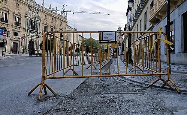 Las obras en Plaza Nueva estaban próximas a su finalización.