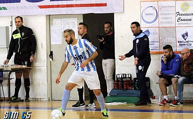 El jugador de Sorbas estaba luchando por el ascenso con el ASD Manfredonia.