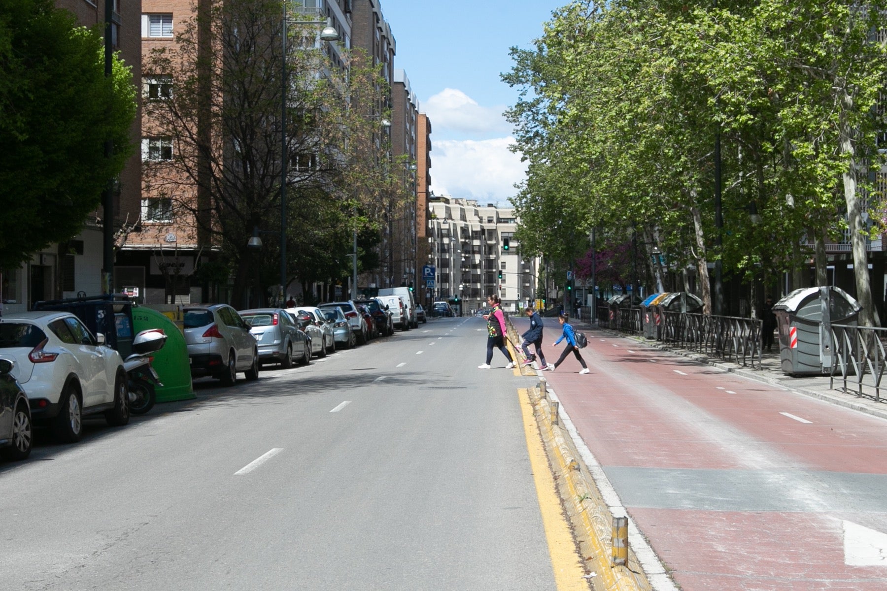Así están las calles de la ciudad en otra jornada de cuarentena por la crisis del coronavirus