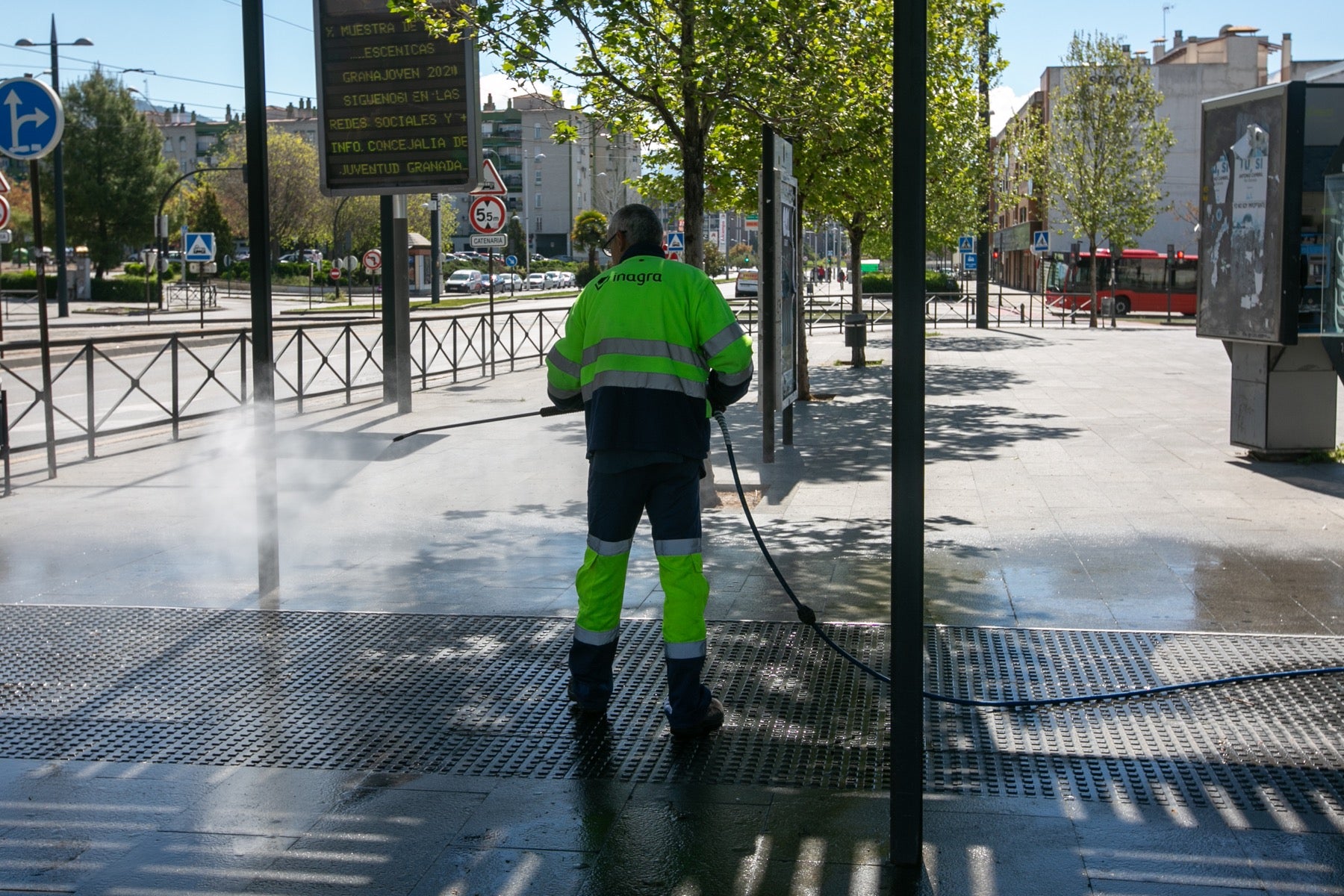Así están las calles de la ciudad en otra jornada de cuarentena por la crisis del coronavirus