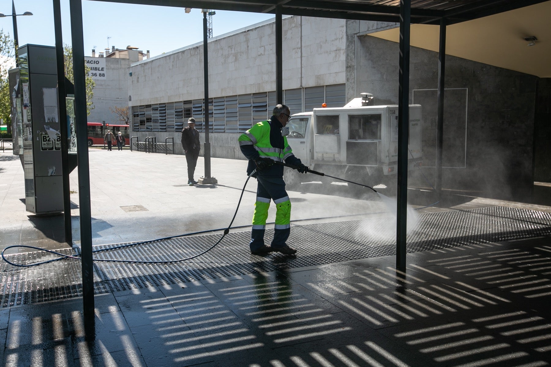 Así están las calles de la ciudad en otra jornada de cuarentena por la crisis del coronavirus