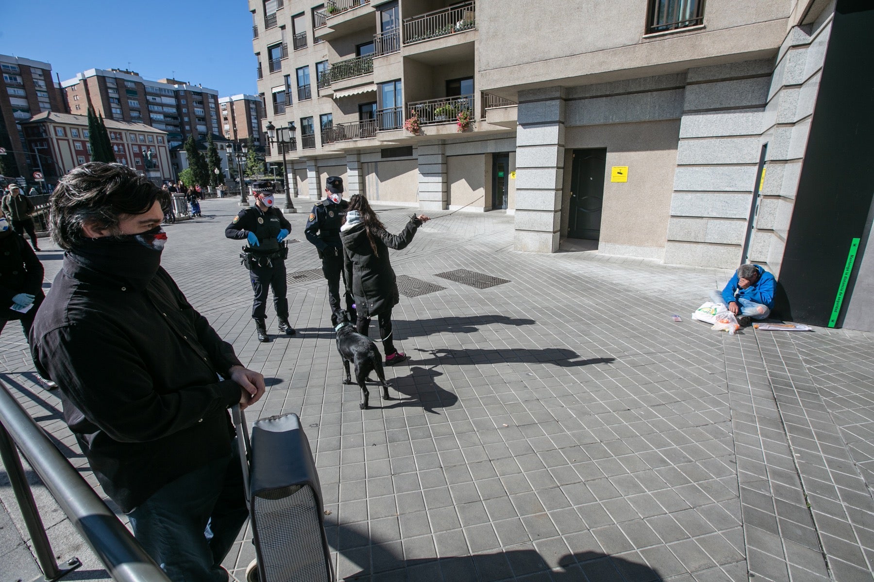 Así están las calles de la ciudad en otra jornada de cuarentena por la crisis del coronavirus