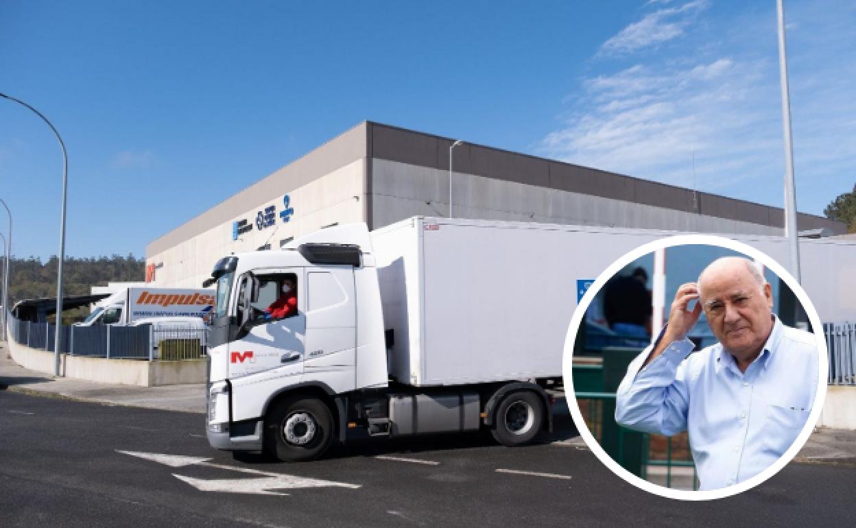 La Xunta recibe dos lotes adquiridos con 2 millones de mascarillas a través de la logística de Inditex, este miércoles. 