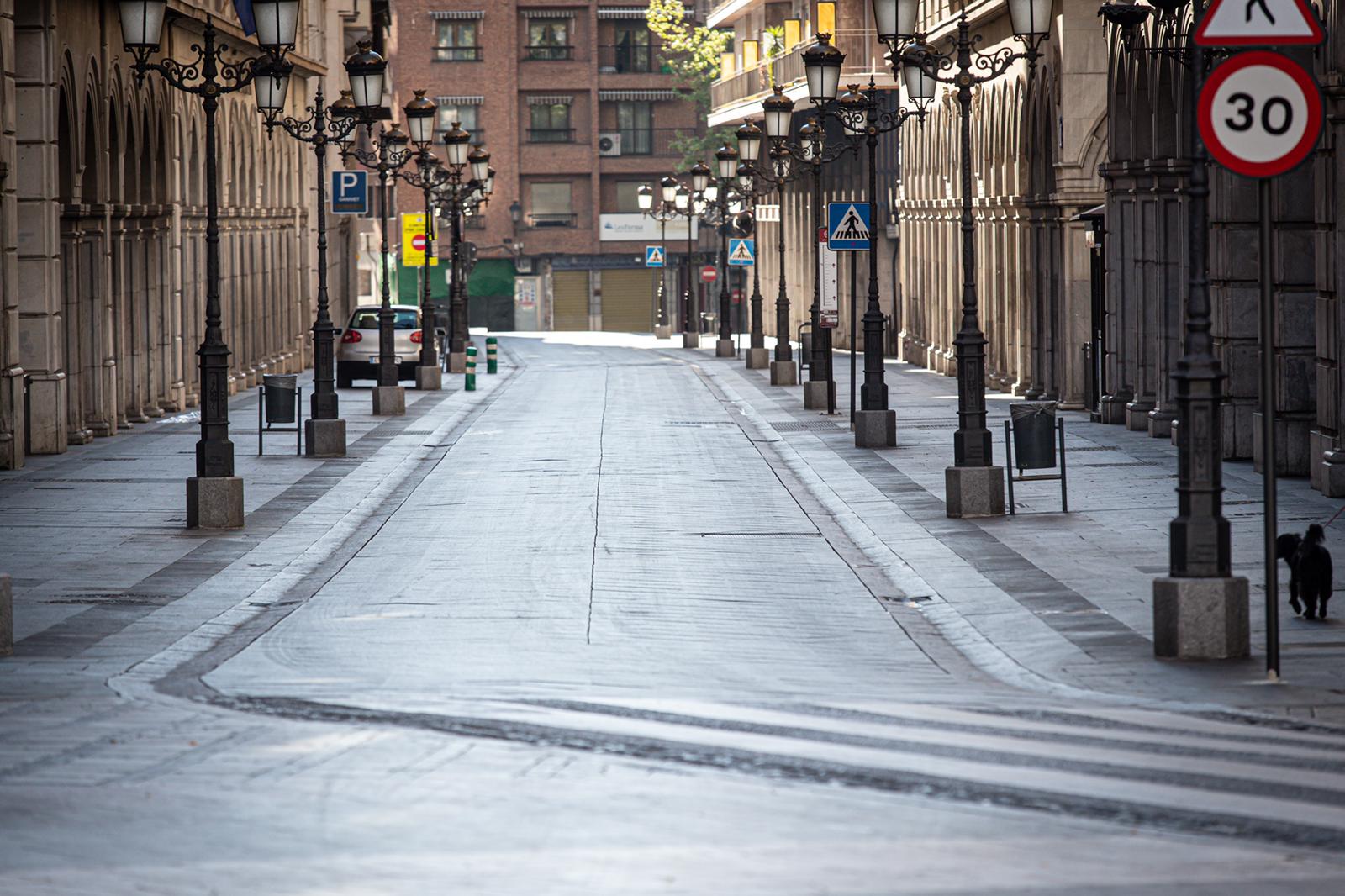 La ciudad vivie un nuevo fin de semana del estado de alarma