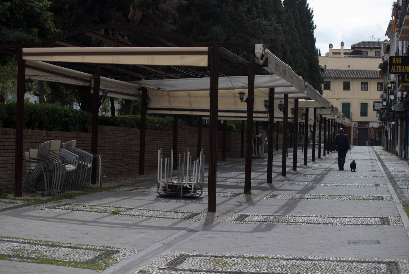 Comienza la cuarta semana de cuarentena con una estampa inédita del Realejo, uno de los barrios con más tradición cofrade 