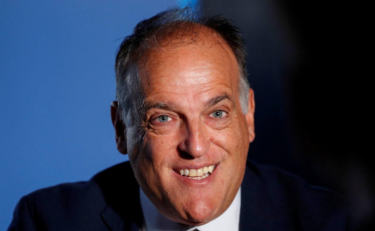 Javier Tebas: «Ahora mismo es imposible un acuerdo global con los jugadores»