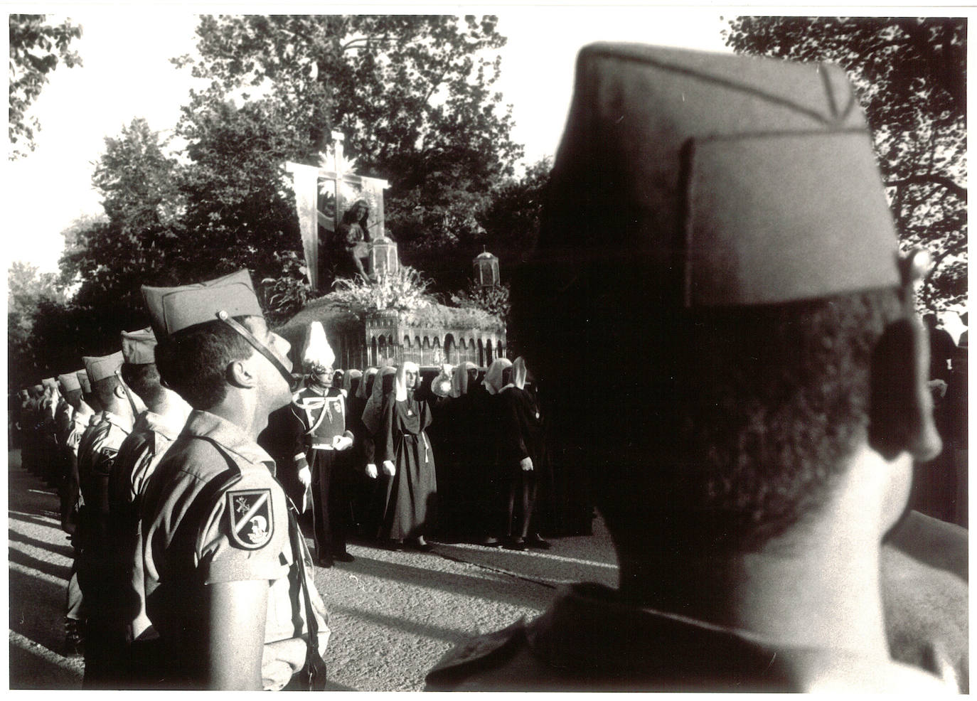 Acompañada por Legionarios en 1988