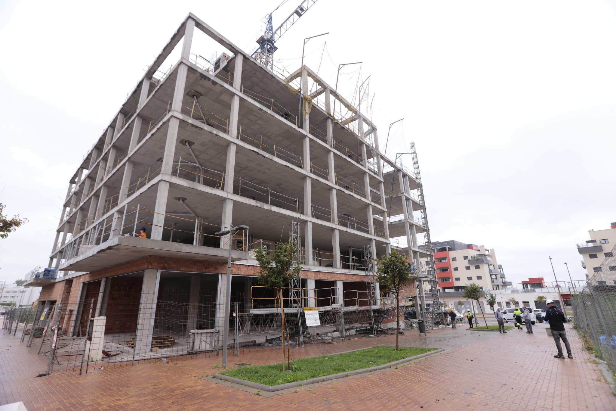 Así se está viviendo en las calles la vuelta al trabajo de construcción e industria