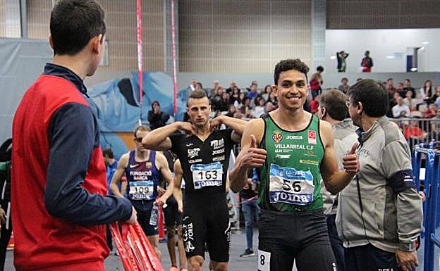 Sonriente en el último Campeonato de España absoluto en Ourense. 