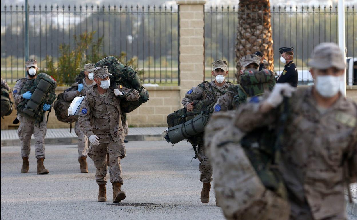Los legionarios ya están en casa