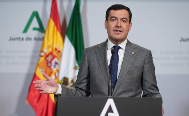 Moreno pide a Sánchez que la desescalada empiece por Andalucía