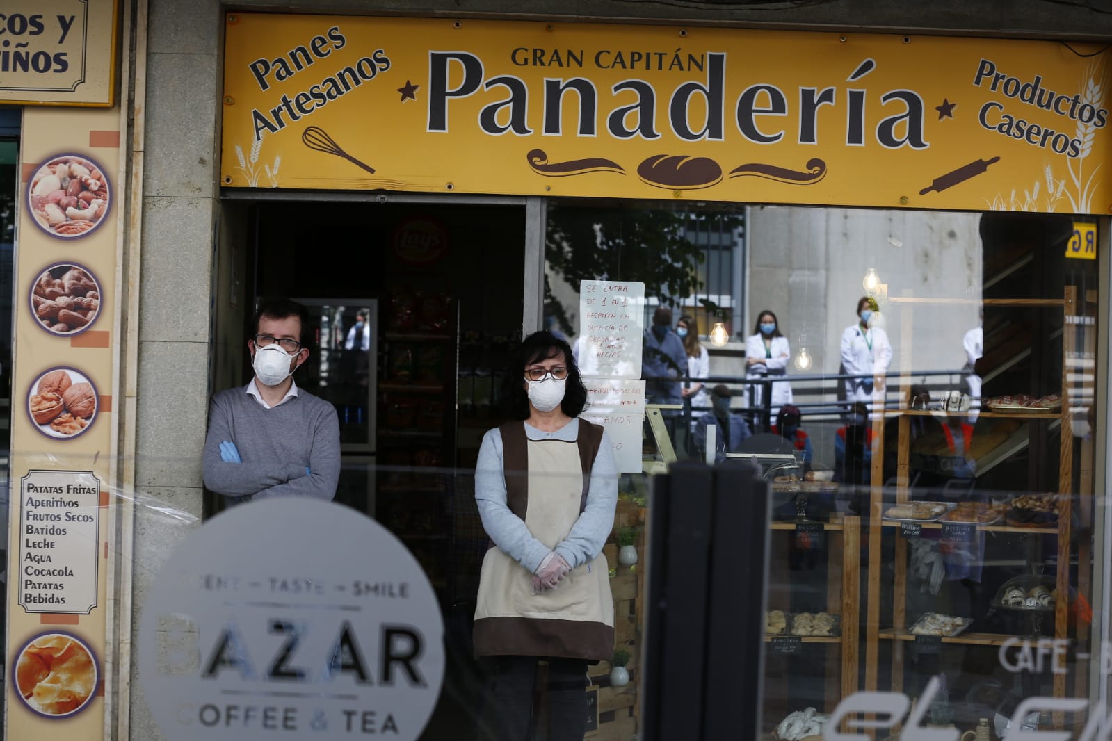 Así ha sido la concentración de las 12 de la tarde en el centro de Gran Capitán de la capital