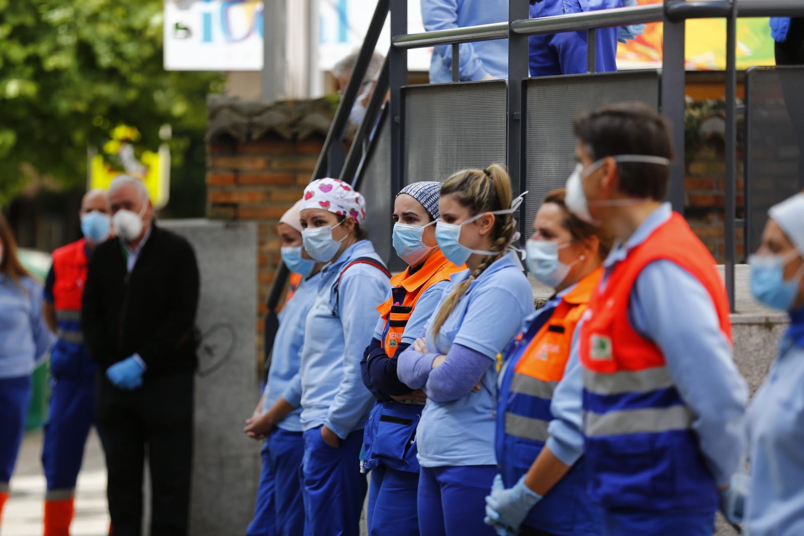 Así ha sido la concentración de las 12 de la tarde en el centro de Gran Capitán de la capital