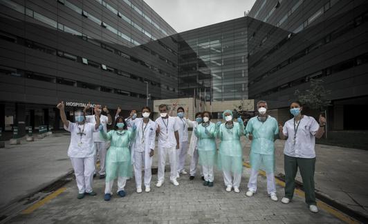 Integrantes del servicio de microbiología