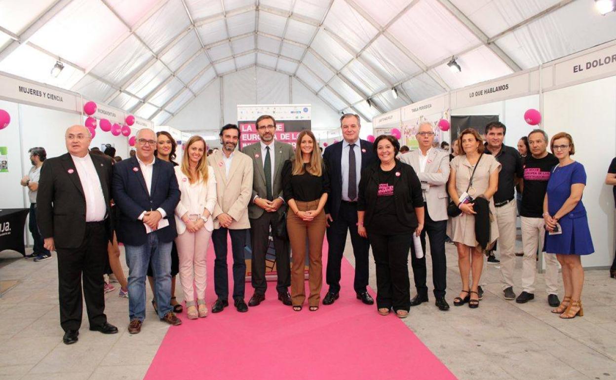 Inauguración de la Feria de la Ciencia el año pasado en Jaén.