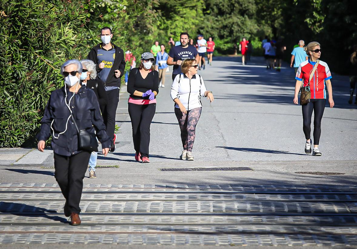Este sábado ya se permite la actividad deportiva y se está dejando notar (y mucho) por toda la capital