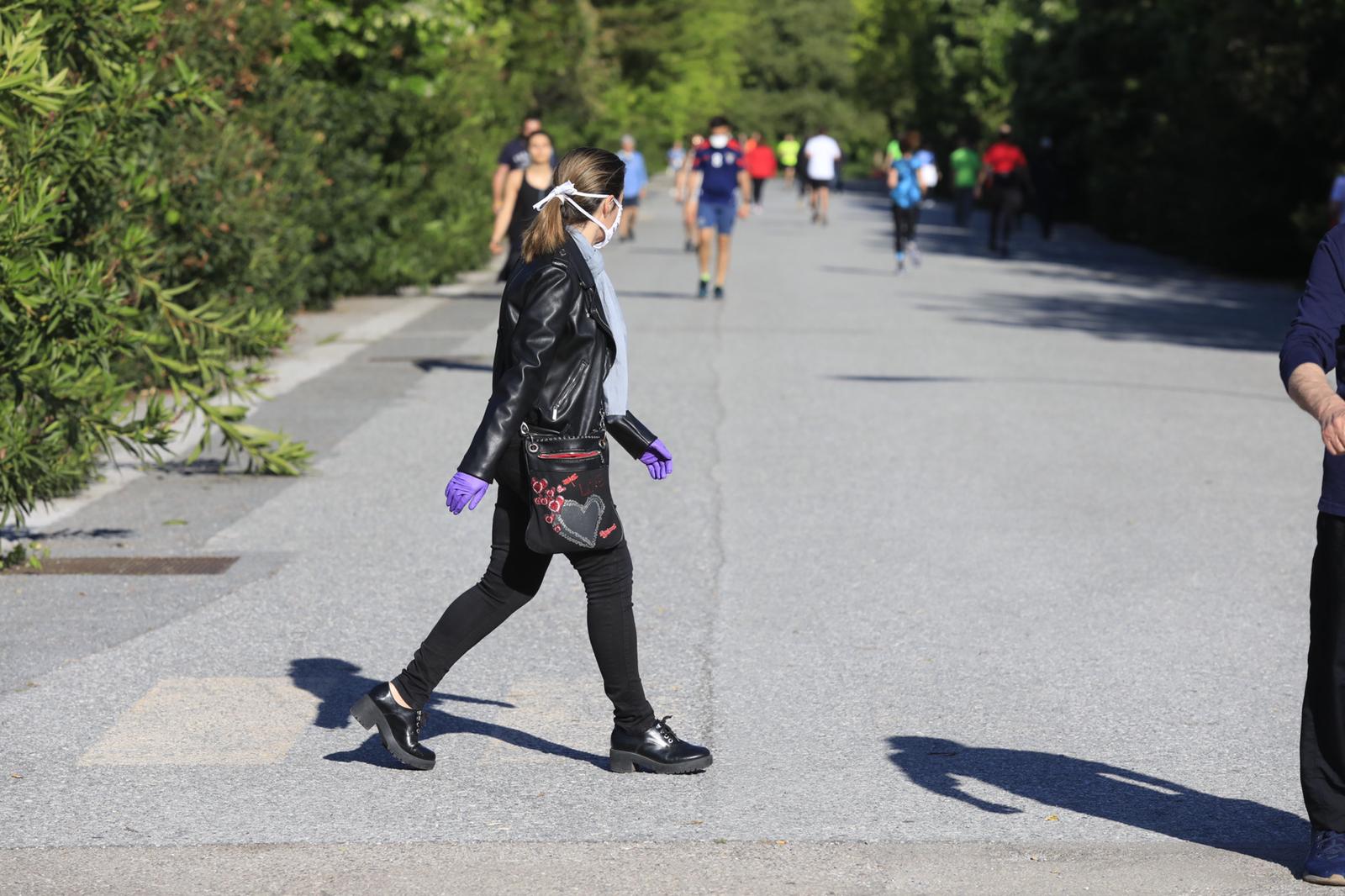 Este sábado ya se permite la actividad deportiva y se está dejando notar (y mucho) por toda la capital