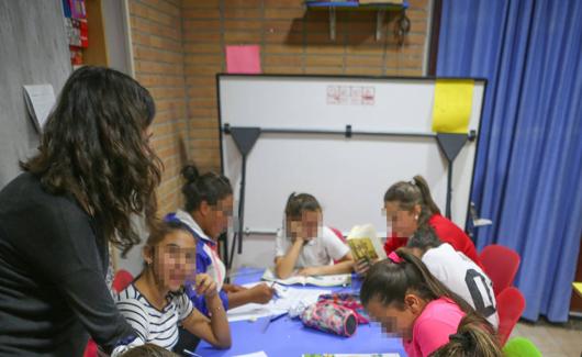 El aula con niños, en imagen de archivo.
