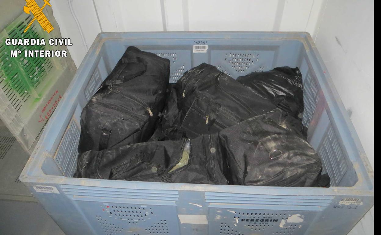 Un perro de la Guardia Civil de Granada logra un récord: descubre 100 kilos de marihuana ocultos en un camión