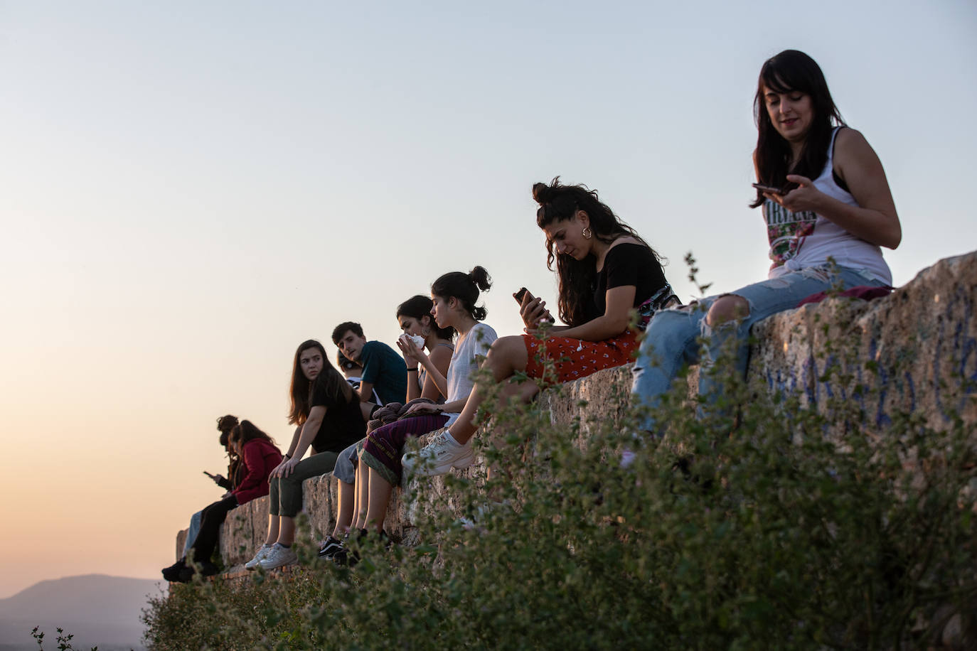 Fotos: El Albaicín, tras las ocho de la tarde