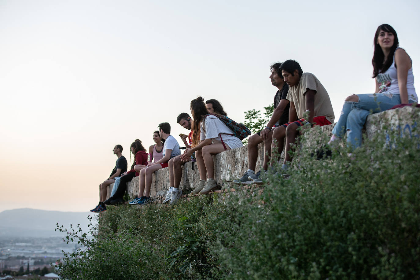 Fotos: El Albaicín, tras las ocho de la tarde