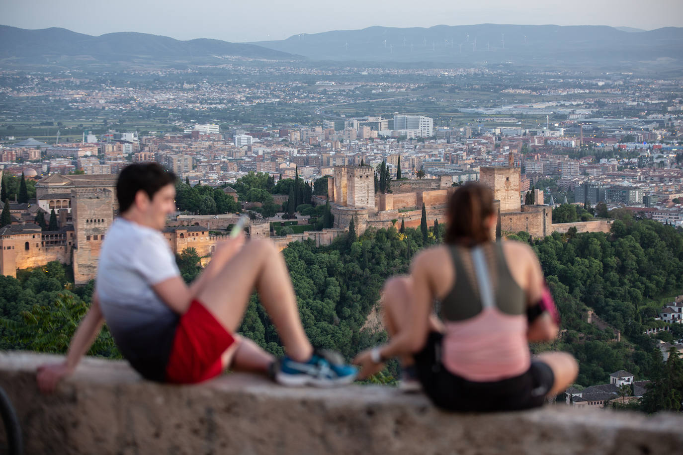 Fotos: El Albaicín, tras las ocho de la tarde