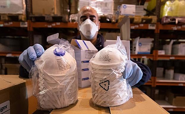 Mascarillas para los centros sanitarios.